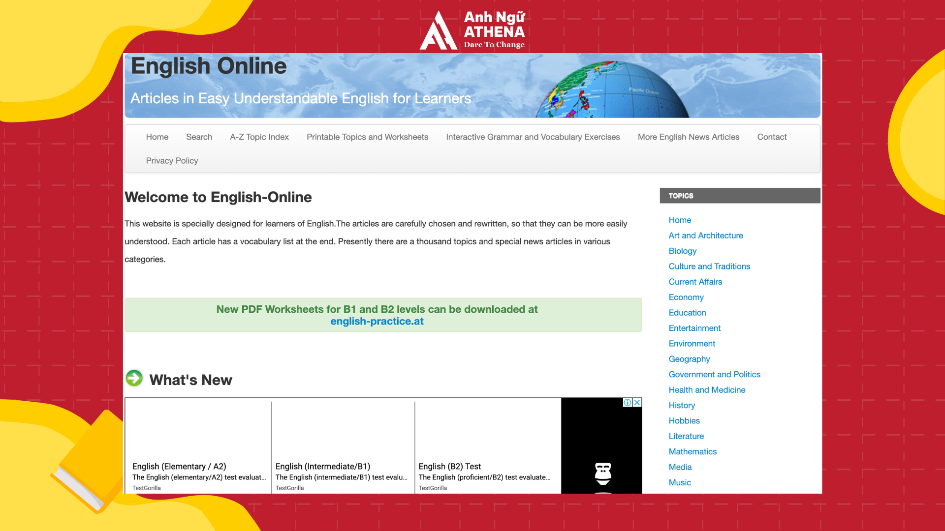 15 TRANG WEB HỌC TIẾNG ANH MIỄN PHÍ